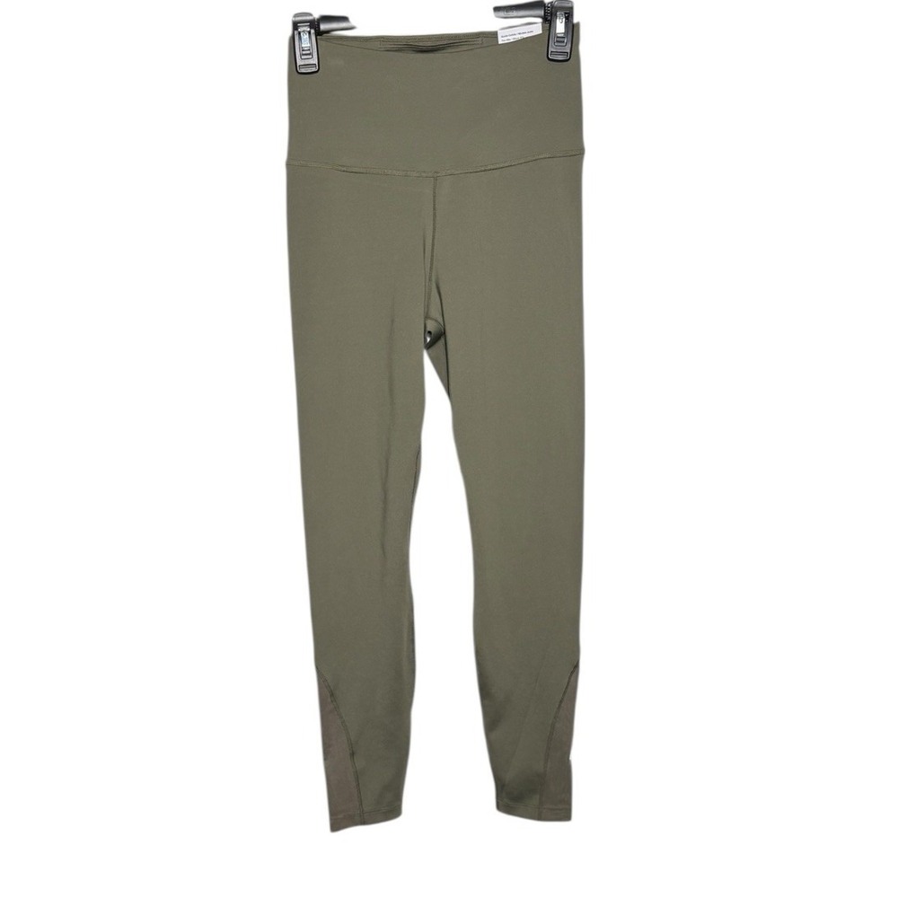 Nike One Tight Fit Leggings Olive Green 7/8 Length Size S Dri‎ Fit Athletic NEW